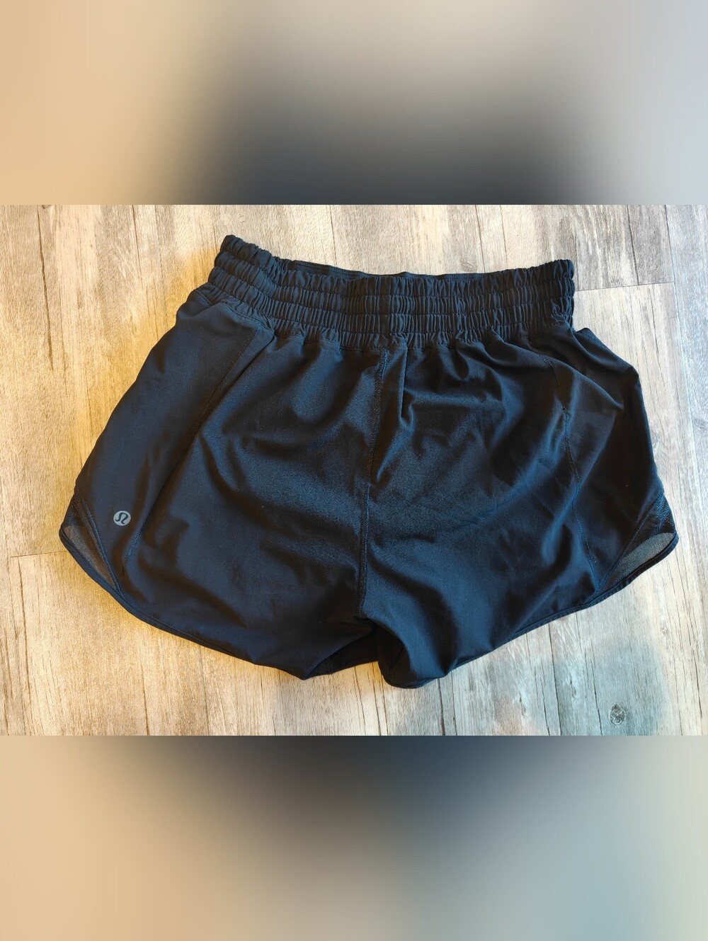 Lululemon Hotty Hot Short *High-Rise Long 4" Black EUC But Liner Removed Size 6